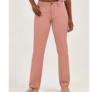 LEE WOMEN'S LEGENDARY CHINO PANT, Mid Rise, Rose, size 4, NWT